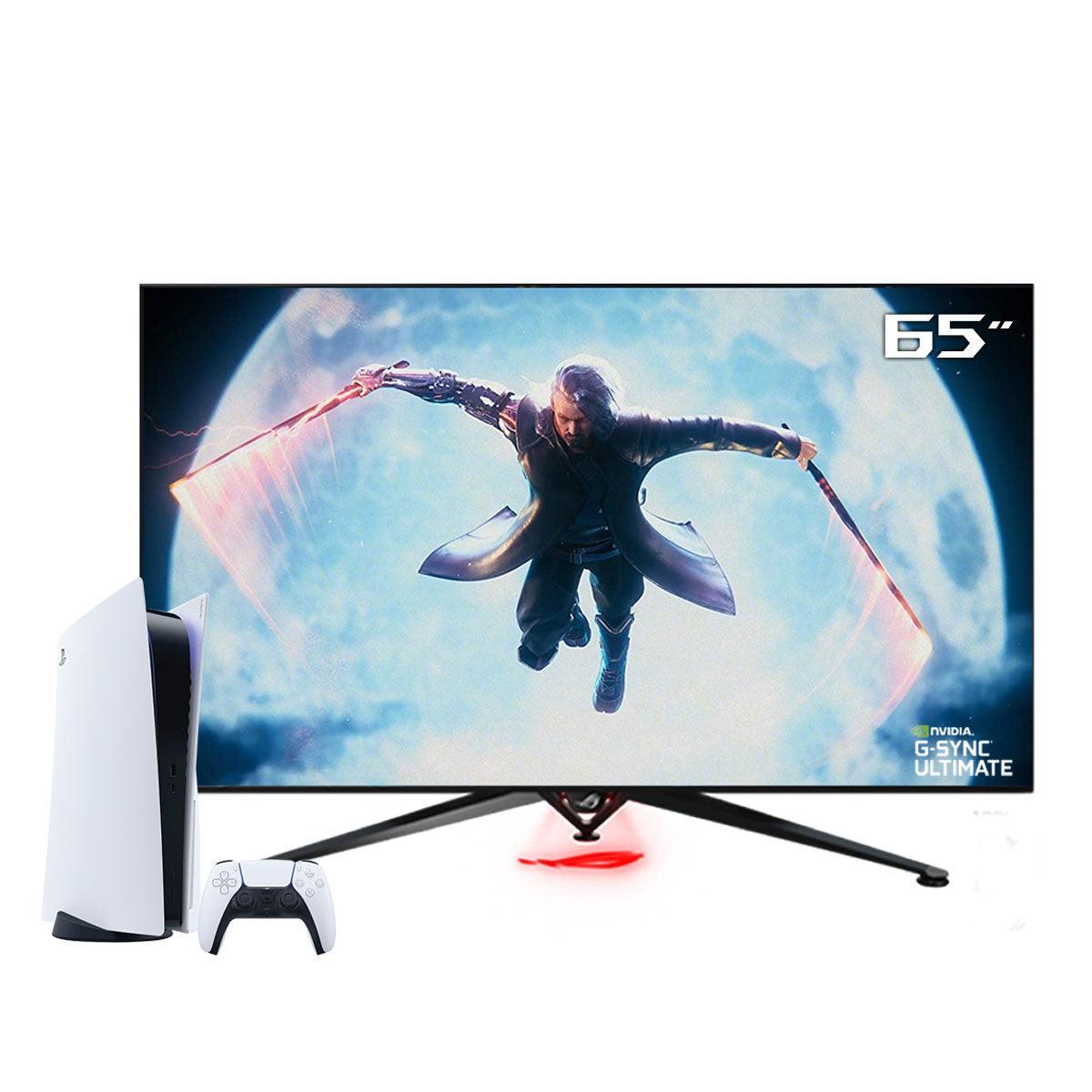 ASUS ROG Swift PG65UQ Gaming Monitor | PS5 Console Bundle