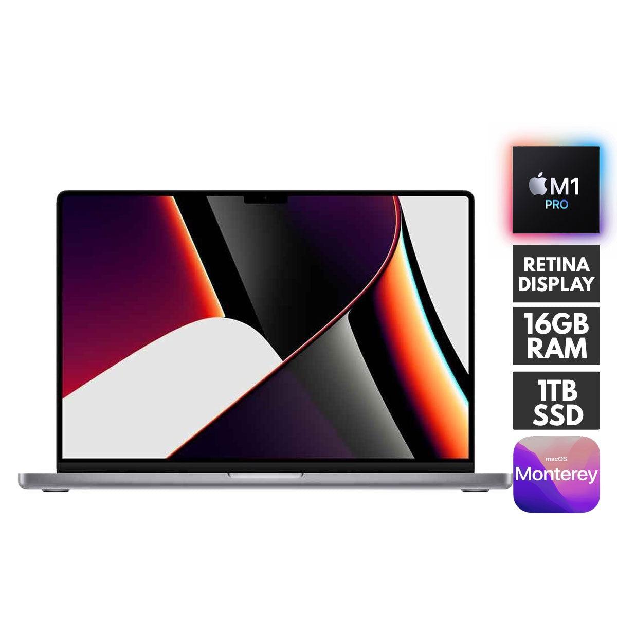 MACBOOK PRO 16” (2021) M1 1TB SSD 16GB RAM (MK193PP/A) (Space Grey)