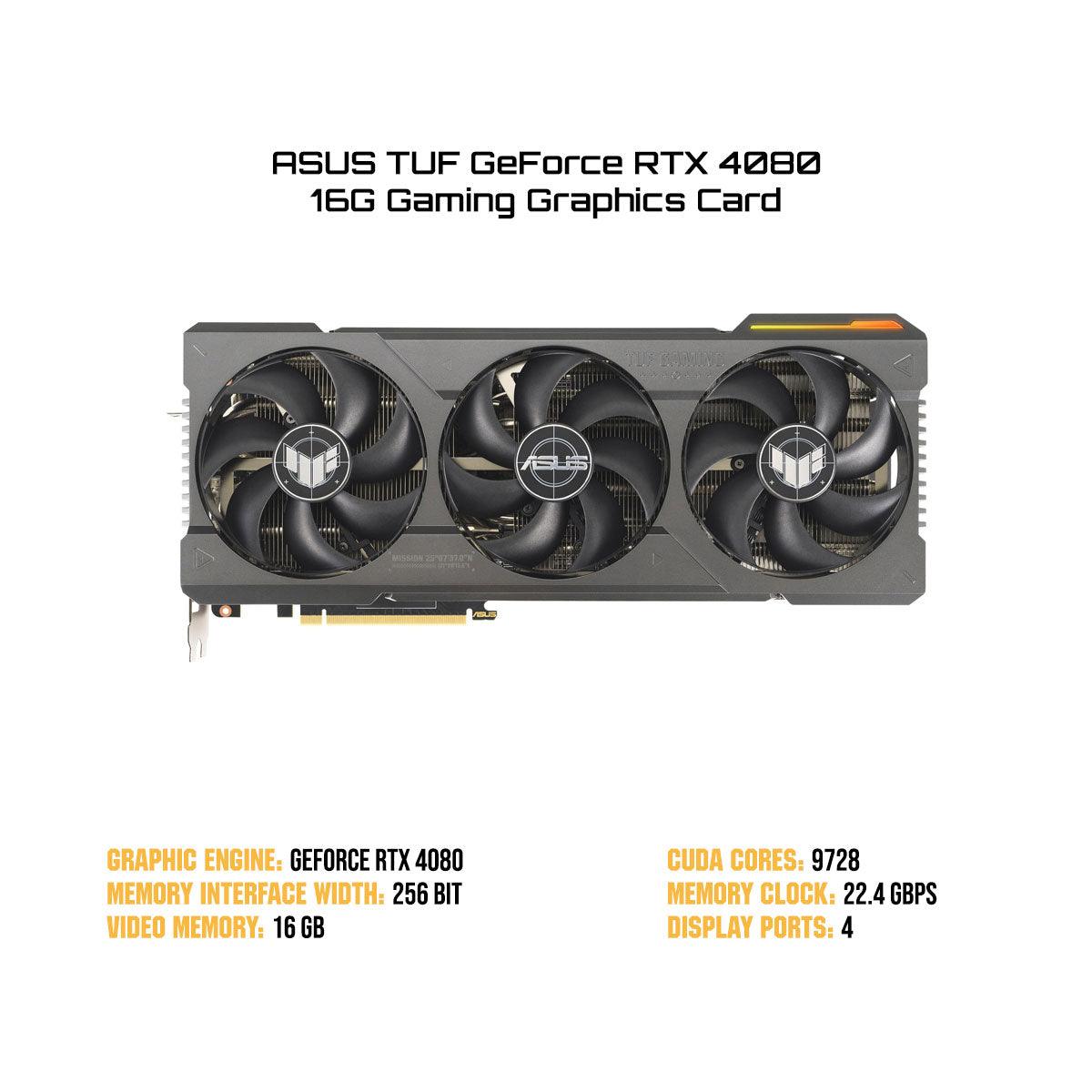 ASUS TUF GeForce RTX 4080 16G Gaming Graphics Card