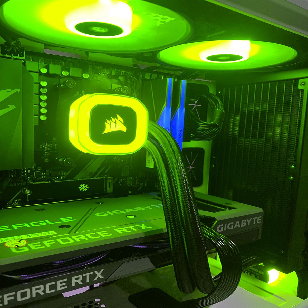 Aurora ICUE 220T RGB Airflow Gaming PC | RYZEN 7 5700X | 16GB RAM DDR4 | 512GB M.2 SSD | RTX 3060 | Windows 11