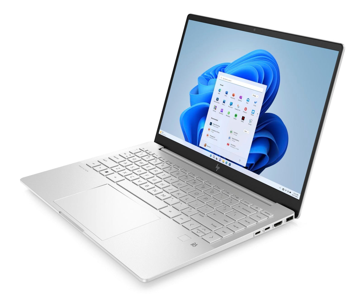 HP Pavilion Plus 14-EH1011TX Laptop (Natural Silver) | 14” OLED (2880x1800) | i7-1335U | 16GB RAM | 512GB SSD | RTX 2050 | Windows 11 Home | MS Office Home & Student 2021 | HP 2Z8P4AA Sling Bag