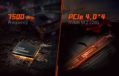 Onexplayer 2 Pro AMD Ryzen 7 7840U 8.4" IPS 2560x1600 32GB RAM LPDDR5X 7500MHz 2TB SSD Windows 11 Handheld PC Gaming Console + Onexplayer Protection Case