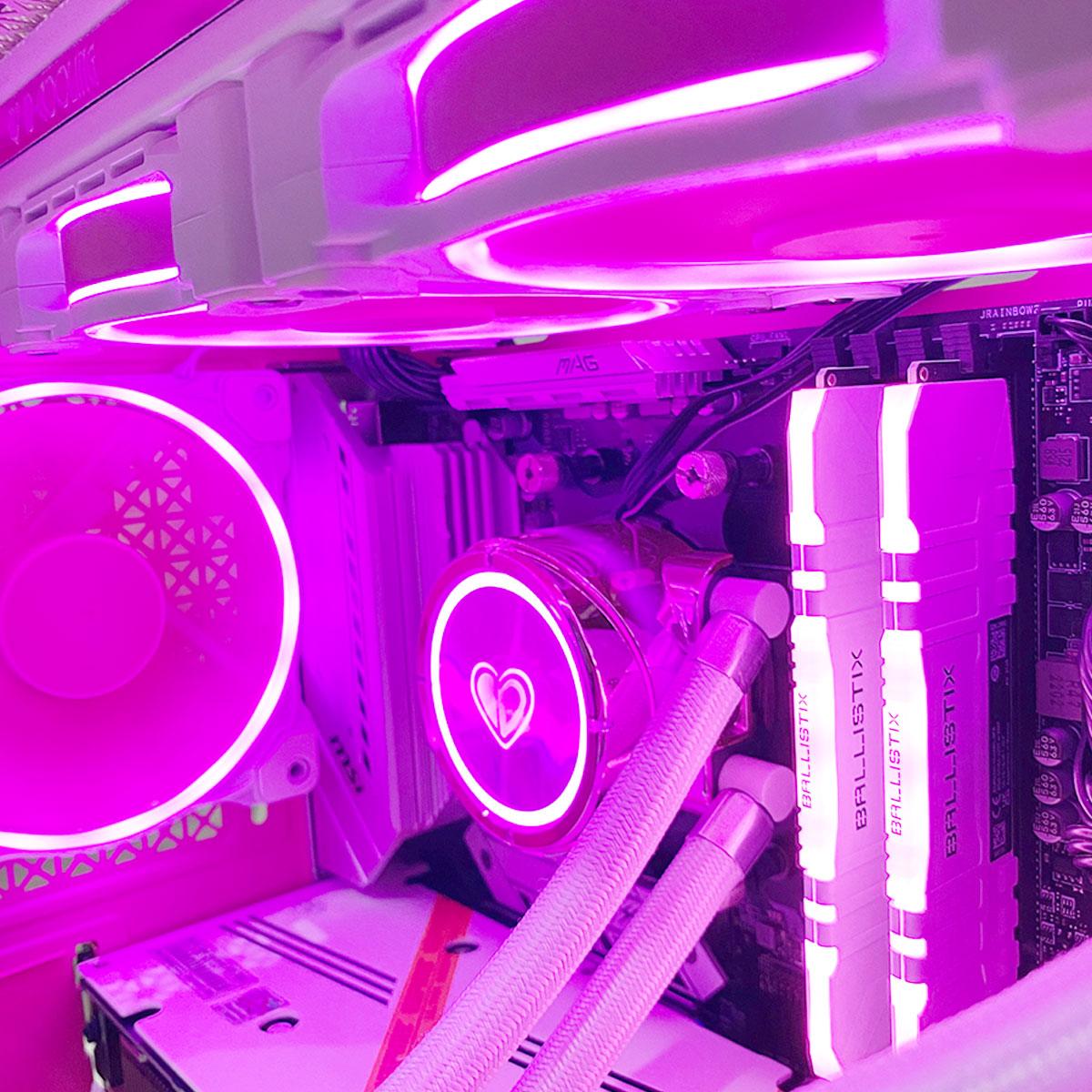 Aurora Macube 110 Pink Edition Gaming PC SPECS | Ryzen 5 5600 | 16 GB DDR4 | 1 TB SSD | RTX 3060 | Windows 11 Home