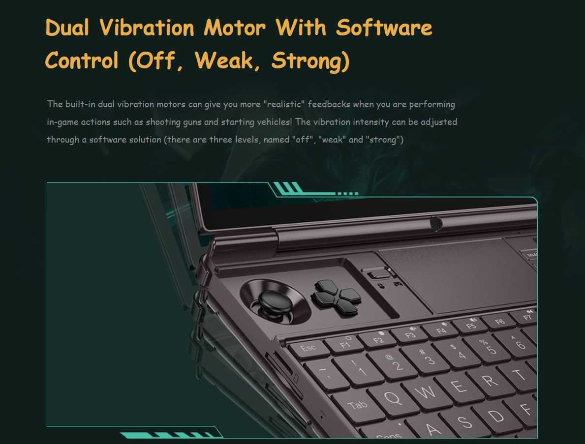 GPD Win Max 2 2023 AMD Ryzen 7 7840U 10.1" WQXGA QHD+ (2560x1600) IPS 32GB LPDDR5x-7500MT/S RAM 2TB SSD AMD Radeon 780M Graphics RDNA3 Windows 11 Handheld Gaming PC + Win Max 2 Protection Case