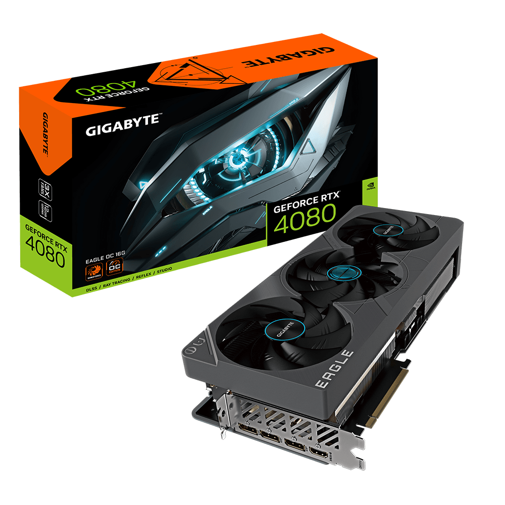 Gigabyte Geforce RTX 4080 Eagle OC 16GB GDDR6X Graphics Card