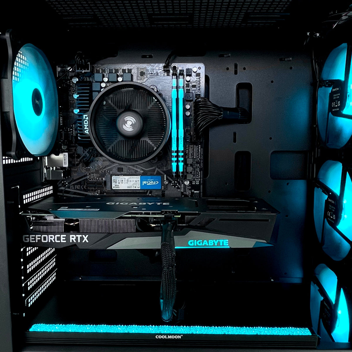 IGaming Ryzen 5 5500 | RTX 4060/4060 Ti | Dark CYAN