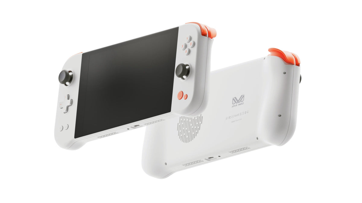 Ayaneo Next AMD Ryzen 7 5825U 16GB RAM 1TB SSD Handheld Gaming Console (Bright White) + Tempered Glass Screen Protector