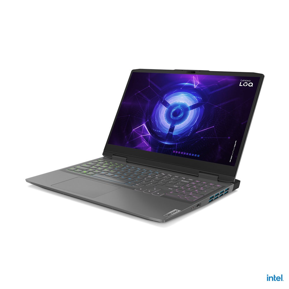 Lenovo LOQ 15IRH8 82XV001CPH Gaming Laptop (Storm Grey) | 15.6" WQHD (2560 x 1440) | i7 13620H | 8GB RAM | 512GB SSD | RTX 4060 | Windows 11 Home | MS Office H&S 2021 | Lenovo LOQ M100 RGB Mouse | Ideapad Gaming Backpack