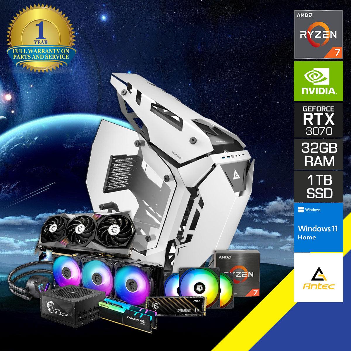 Optima Torque Gaming PC | RYZEN 7 5700X | 32GB DDR4 | 1TB SSD | RTX 3070 | Windows 11 Home