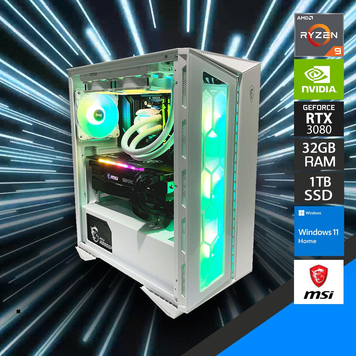 ULTRA GUNGNIR 110R GAMING PC | Ryzen 9 5900X | 32 GB RAM DDR4 | 1 TB SSD | RTX 3080 | Windows 11 Home