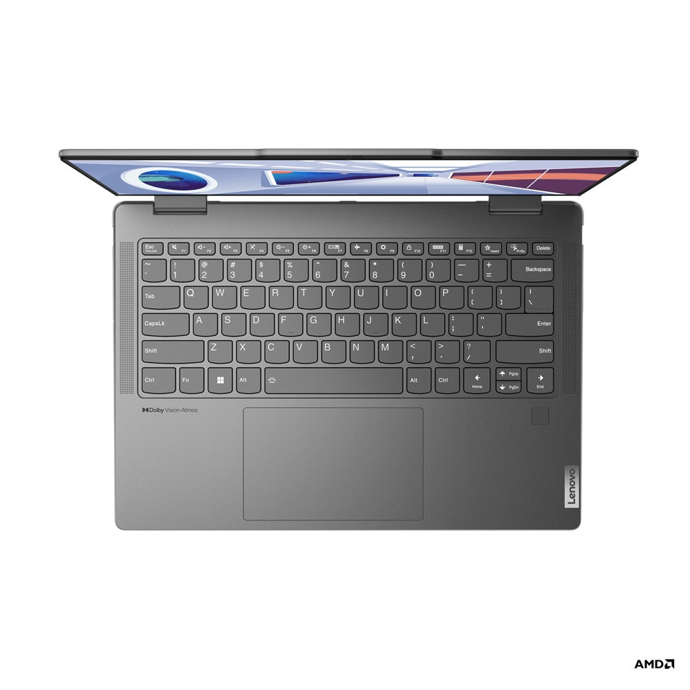 Lenovo Yoga 7 82YM0030PH Laptop (Storm Grey) | 14" WUXGA (1920x1200) OLED 10-Point Multi-Touch| Ryzen 5 7535U | 16GB RAM | 512GB SSD | AMD Radeon 660M | Windows 11 Home| MS Office Home & Student 2021 | Yoga Sleeve