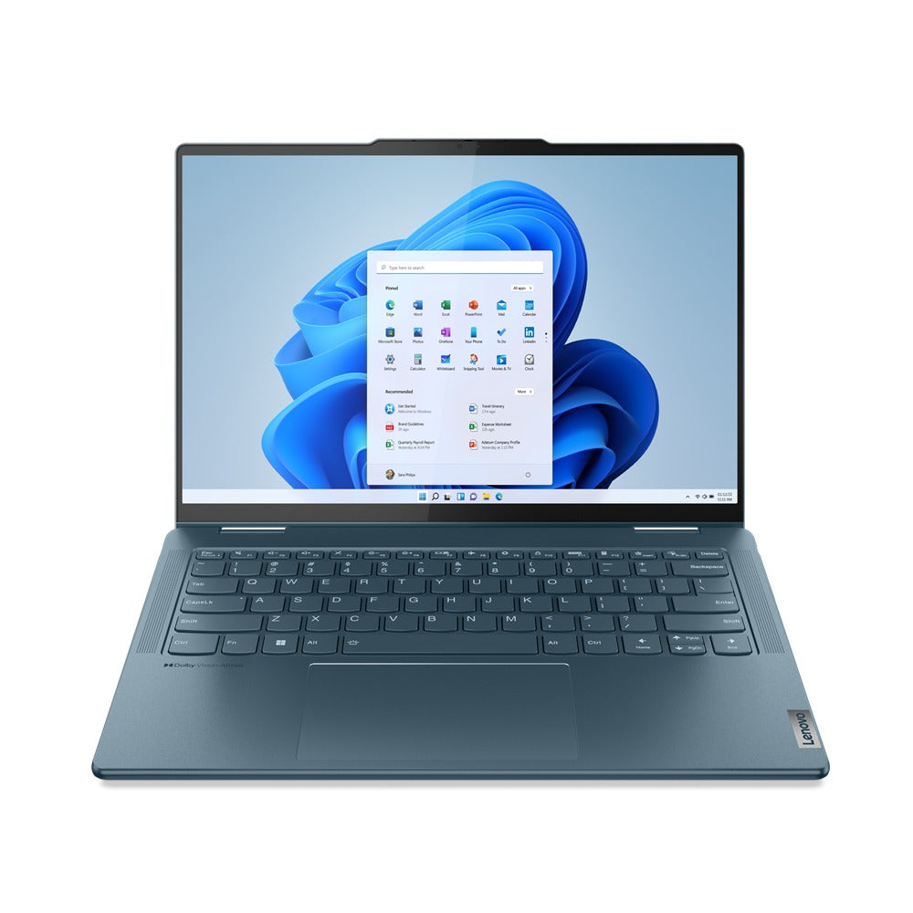 Lenovo Yoga 7 14IRL8 82YL0039PH 14" WUXGA OLED Laptop (Tidal Teal) | 14” (1920x1200) | i7 1360P | 16GB RAM | 512GB SSD | Intel Iris Xe Graphics | Windows 11 Home | MS Office Home & Student 2021 | Yoga Sleeve