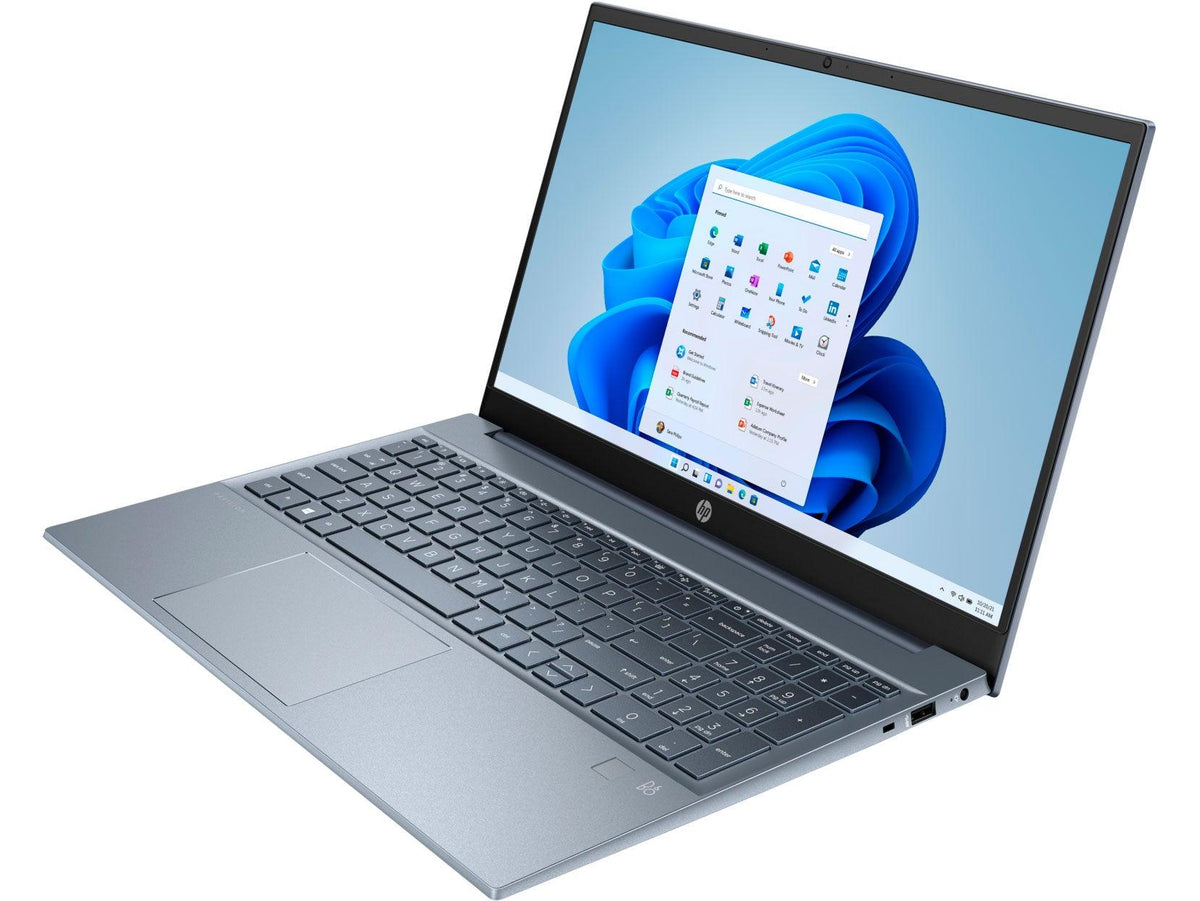 HP PAVILION STRELKA 15-EG1029TU LAPTOP (FOG BLUE) | 15.6" FHD | i7-1195G7 | 16GB DDR4 | 1TB SSD | IRIS® XE GRAPHICS | WIN11 + MS OFFICE HOME & STUDENT HP PRELUDE TOPLOAD BAG