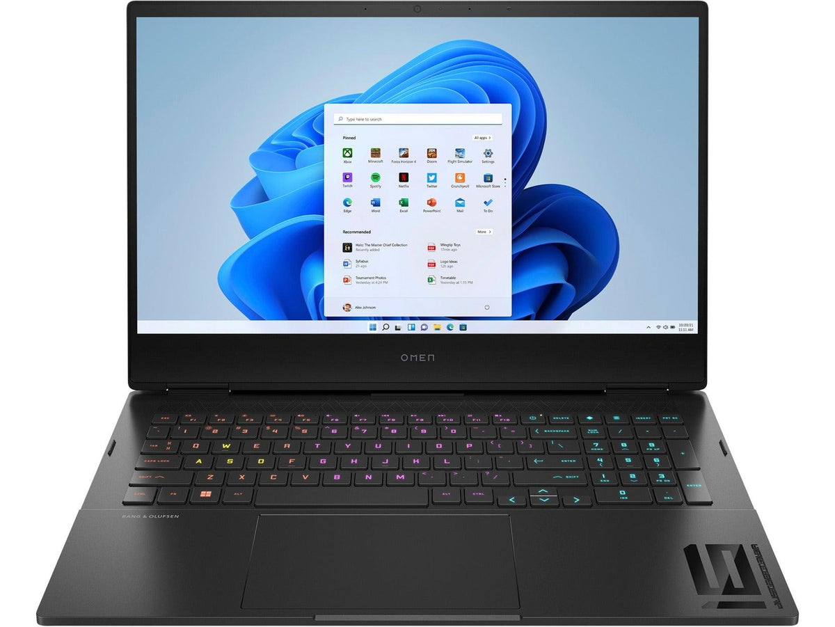 HP Omen 16-K0051TX Gaming Laptop (Shadow Black) | 16.1" FHD | i5-12500H | 16GB RAM | 512GB SSD | RTX 3060 | Windows 11 Home | MS Office Home & Student 2021 | HP Omen Transceptor 15” Backpack (Black)