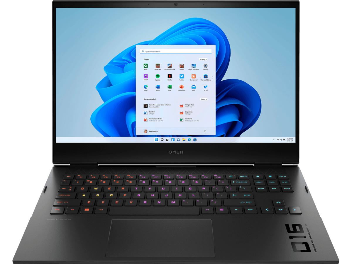 HP OMEN 16-K0098TX 165HZ Gaming Laptop (Shadow Black) | 16.1" QHD IPS | i7-12700H | 16GB DDR5 | 1TB SSD | RTX 3070Ti | Windows 11 Home + MS Office Home & Student 2021 + HP Travel 18L 15.6" Backpack (Iron Grey)