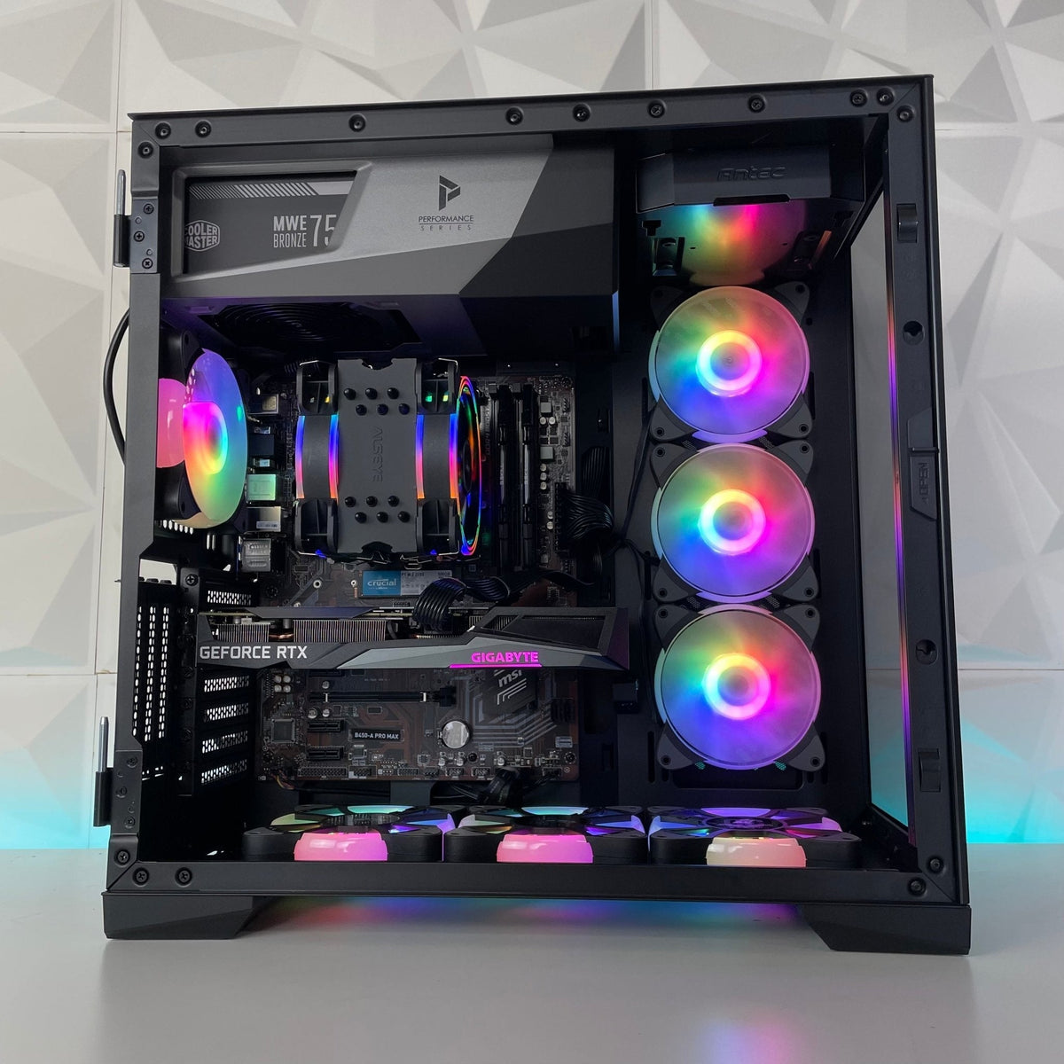 IGaming RTX 4060 Ti/ RTX 4070S | Intel 12th Gen 12600KF | P120 Black