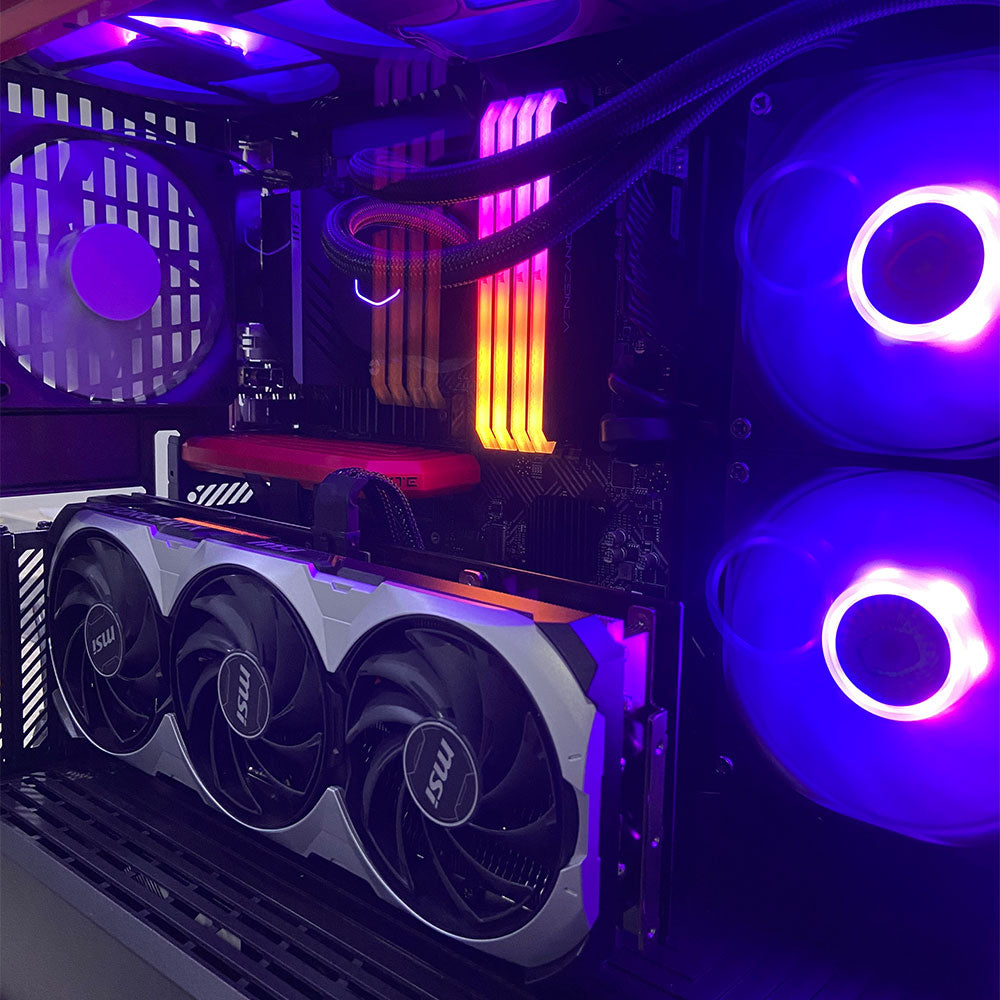 Ultra Y40 V2 Red Desktop Gaming PC | Intel Core i7-13700F | 32GB RAM | 1TB SSD | RTX 4070 Ti | Windows 11 Home