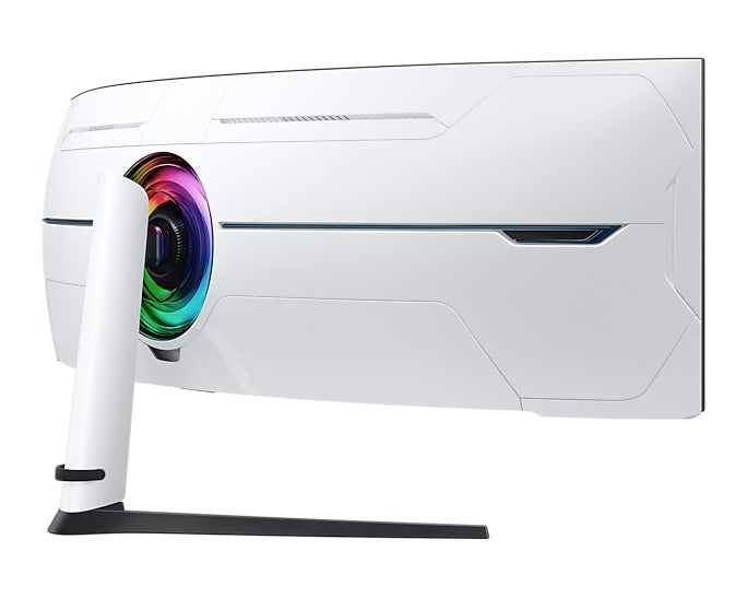 Samsung Odyssey Neo G9 (G95NC) LS57CG952NEXXP 57" 240Hz 1ms GTG 7680x2160 Dual UHD Quantum Mini-LED HDR 1000 Swivel, Tilt, Height-Adjust Curved Gaming Monitor + Samsung HW-B550 Soundbar (Black) Bundle
