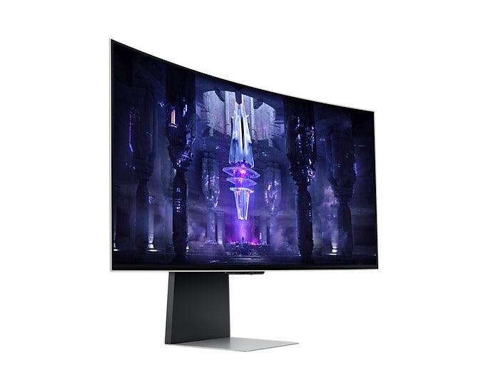 Samsung Odyssey OLED G8 LS34BG850SEXXP 34-INCH 0.1MS 175HZ Ultra WQHD Smart Curved Gaming Monitor (Silver)
