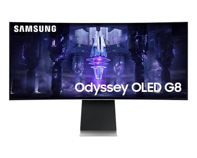 Samsung Odyssey OLED G8 LS34BG850SEXXP 34-INCH 0.1MS 175HZ Ultra WQHD Smart Curved Gaming Monitor (Silver)