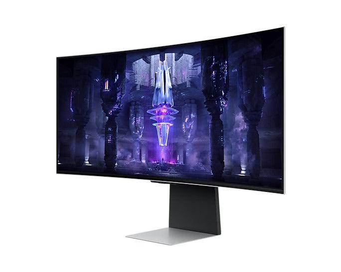 Samsung Odyssey OLED G8 LS34BG850SEXXP 34-INCH 0.1MS 175HZ Ultra WQHD Smart Curved Gaming Monitor (Silver)