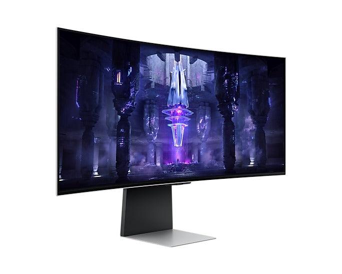 Samsung Odyssey OLED G8 LS34BG850SEXXP 34-INCH 0.1MS 175HZ Ultra WQHD Smart Curved Gaming Monitor (Silver)