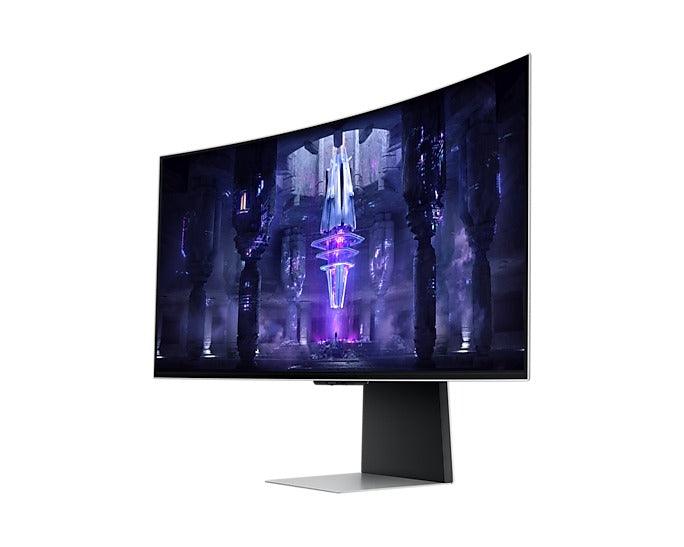 Samsung Odyssey OLED G8 LS34BG850SEXXP 34-INCH 0.1MS 175HZ Ultra WQHD Smart Curved Gaming Monitor (Silver)