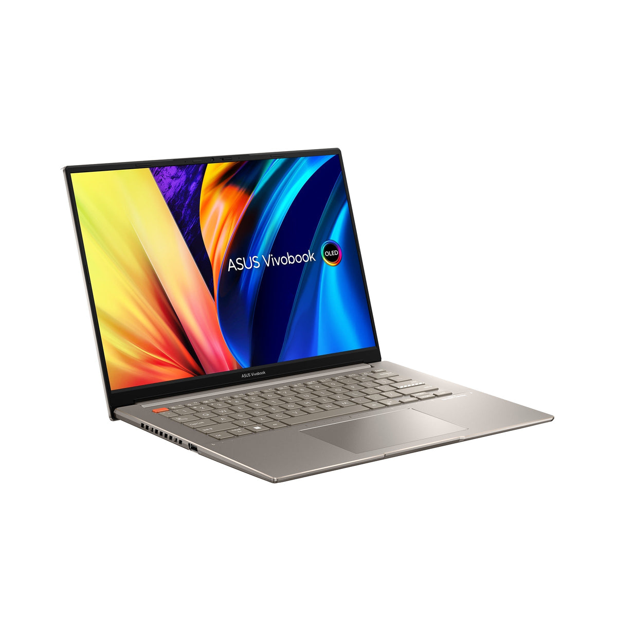 Asus Vivobook S 14X OLED S5402ZA-M9189WS Laptop (Sand Grey) | 14.5" (2880 x 1800) | i5 12500H | 16GB RAM DDR4 | 512 GB SSD | Intel Iris Xe Graphics | Windows 11 Home | MS Office Home & Student 2021 | Asus BP1504 Casual Backpack