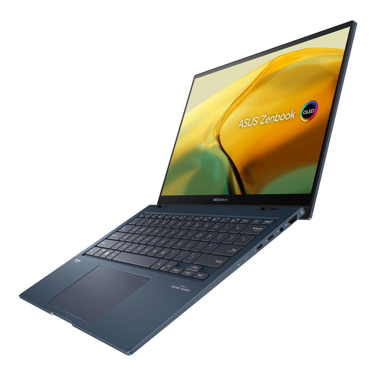 Asus Zenbook 14 Flip OLED UP3404VA-KN119WS Laptop (Ponder Blue) | 14" 2.8K OLED | I5-1340P | 512GB SSD | 16GB RAM | IRIS XE | Windows 11 Home | MS Office Home & StudenT 2021 | Asus Sleeve | Stylus Pen