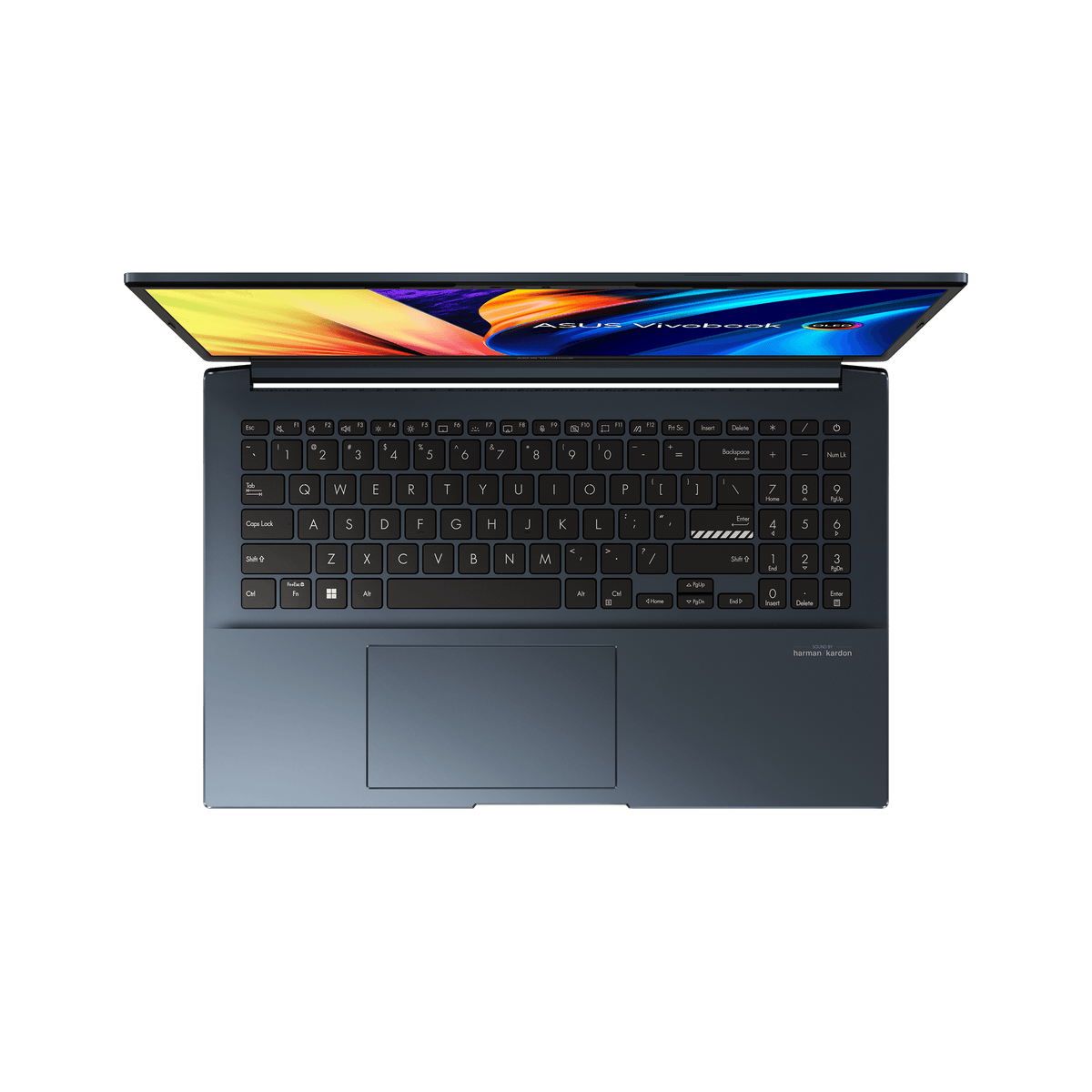 ASUS Vivobook Pro 15 OLED M6500QC-MA060WS Laptop (Quiet Blue) | 15.6" 2.8K | Ryzen™ 5 5600H | 16GB DDR4 | 512 GB SSD | RTX™ 3050 | Windows 11 Home | MS Office Home & Student 2021 | Asus BP1504 Casual Backpack