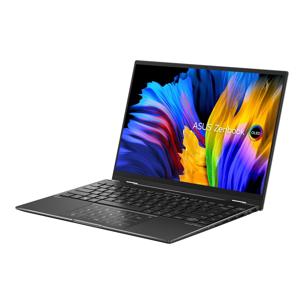 Asus Zenbook 14 Flip OLED UN5401RA-KU095WS Laptop (Jade Black) | 14" 4K (3840 x 2400) OLED | Ryzen™ 9 6900HX | 16GB LPDDR5 RAM | 512GB SSD | AMD Radeon™ Graphics | Windows 11 Home | MS Office Home & Student 2021 | Asus Sleeve
