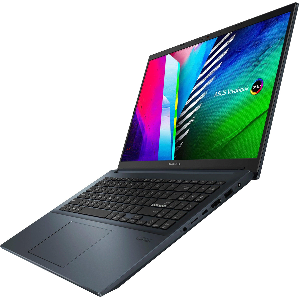 ASUS Vivobook Pro 15 OLED M3500QC-L1080TS Laptop (Quiet Blue) | 15.6" FHD | 16GB DDR4 | 512GB SSD | RTX™ 3050 | Windows 10 Home | MS Office Home & Student 2021 | ASUS BP1504 Casual Backpack