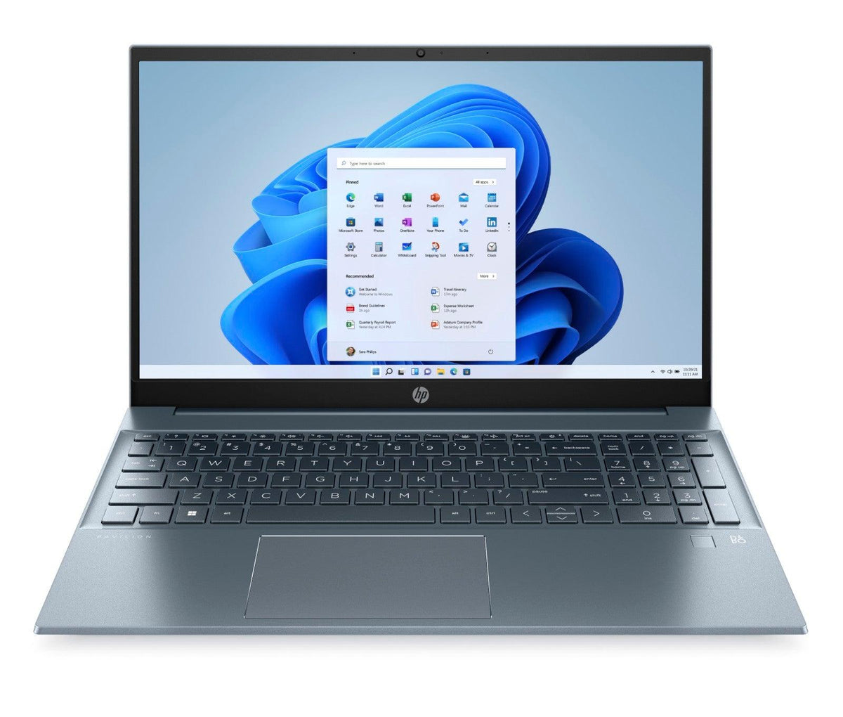 HP Pavilion 15-EG2058TX Laptop (Fog Blue) | 15.6" FHD (1920 x 1080) IPS LED | i7-1255U | 16 GB DDR4 RAM | 1 TB SSD | NVIDIA GeForce MX550 | Windows 11 | MS Office Home & Student 2021 | HP PRELUDE 15.6" Topload Bag