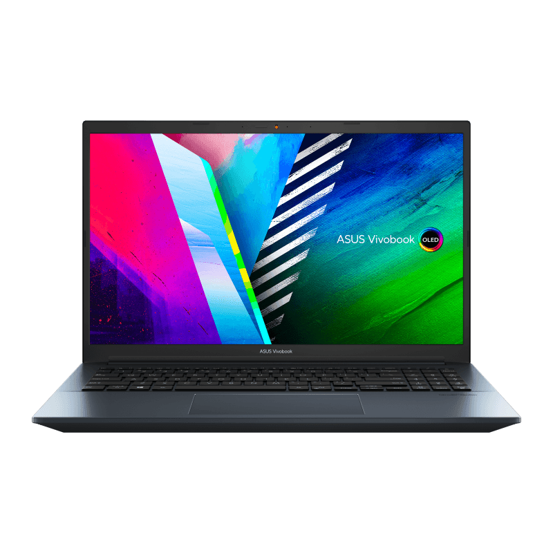 ASUS VIVOBOOK PRO 15 OLED M3500QC-L1080TS LAPTOP (QUIET BLUE) | 15.6" FHD | RYZEN 5 5600H | 16Gb DDR4 | 512GB SSD | RTX 3050 | WIN10 + MS OFFICE HOME & STUDENT 2019 + ASUS NEREUS BACKPACK (BLACK)