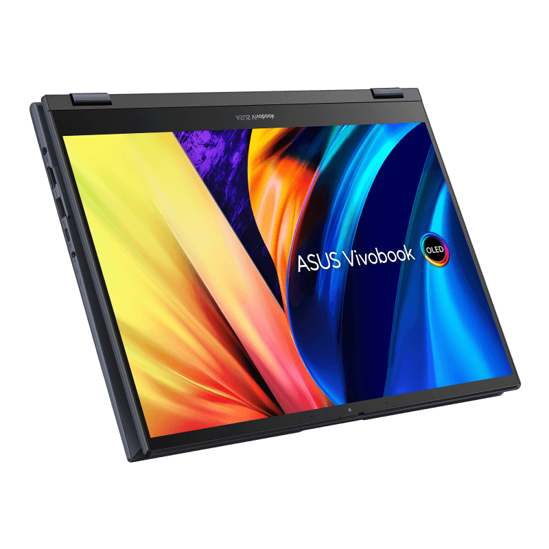 ASUS Vivobook S 14 FLIP OLED TN3402QA-KN090WS Laptop (Quiet Blue) | 14" 2.8K | Ryzen 7 5800H | 8GB DDR4 | 512 GB SSD | AMD Radeon Graphics | Windows 11 Home | MS Office H&S 2021 | Palmrest | ASUS Sleeve | Stylus Pen