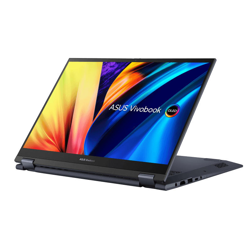 ASUS Vivobook S 14 FLIP OLED TN3402QA-KN090WS Laptop (Quiet Blue) | 14" 2.8K | Ryzen 7 5800H | 8GB DDR4 | 512 GB SSD | AMD Radeon Graphics | Windows 11 Home | MS Office H&S 2021 | Palmrest | ASUS Sleeve | Stylus Pen