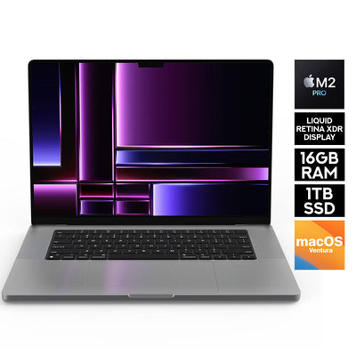 MacBook Pro 16-inch  M2 (2023) 16GB RAM 1TB SSD (Space Grey) (MNW93PP/A)