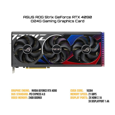 Asus ROG Strix GeForce RTX 4090 O24G Gaming Graphics Card