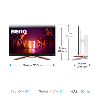 BenQ Mobiuz EX3210U 32" 4K IPS 1MS 144HZ Gaming Monitor