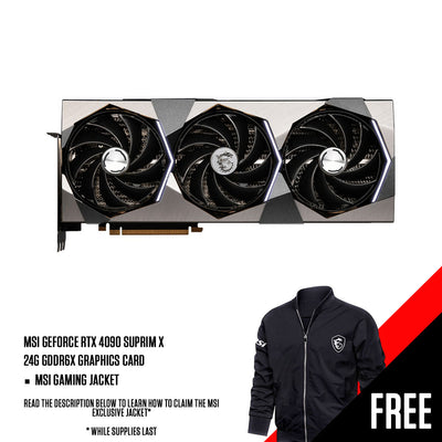 MSI GeForce RTX 4090 Suprim X 24G GDDR6X Graphics Card