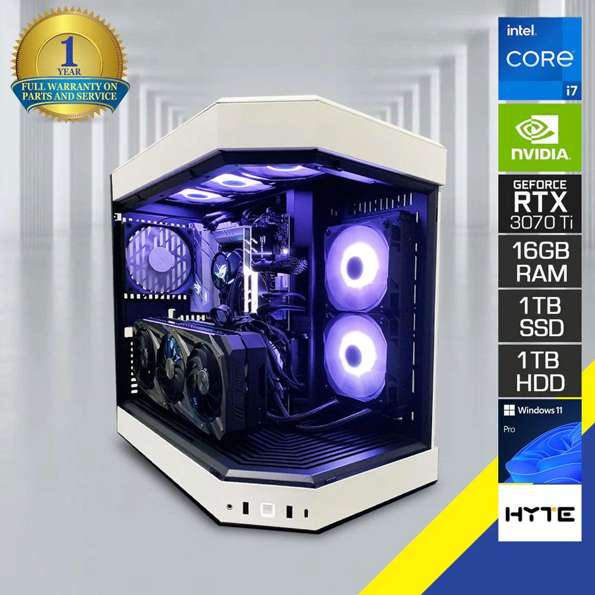Ultra Hyte Gaming PC | i7-13700KF | 16GB DDR4 | 1TB SSD | 1TB HDD | RTX 3070Ti | Windows 11 PRO