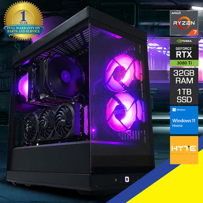 Optima Y40 V2 Desktop Gaming PC | Ryzen 7 5800X | 32GB RAM | 1TB SSD | RTX 3080 Ti | Windows 11 Home