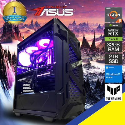 Powered By Asus: Ultra GT301 Desktop Gaming PC | Intel i9-13900F | 32GB RAM | 2TB SSD | RTX 4070 Ti | Windows 11
