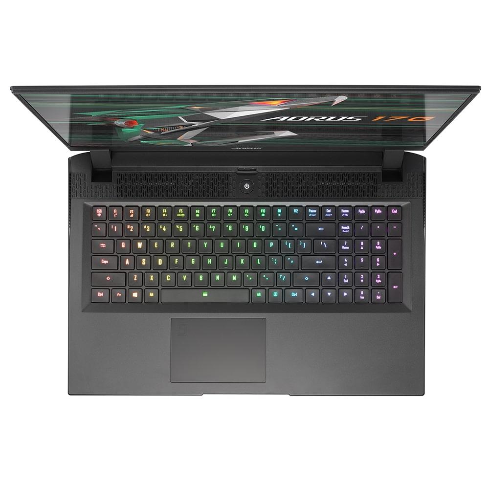 GIGABYTE AORUS 17G YD-73S1345GH 300HZ GAMING LAPTOP (BLACK) | 17.3" FHD | i7-11800h | 32 GB DDR4 | 512GB SSD | RTX 3080 | WIN10 + GIGABYTE AORUS G2 BACKPACK (BLACK) + KINGSTON NV1 NVME PCIE M.2 500GB SSD (SNVS/500G) UPGRADE