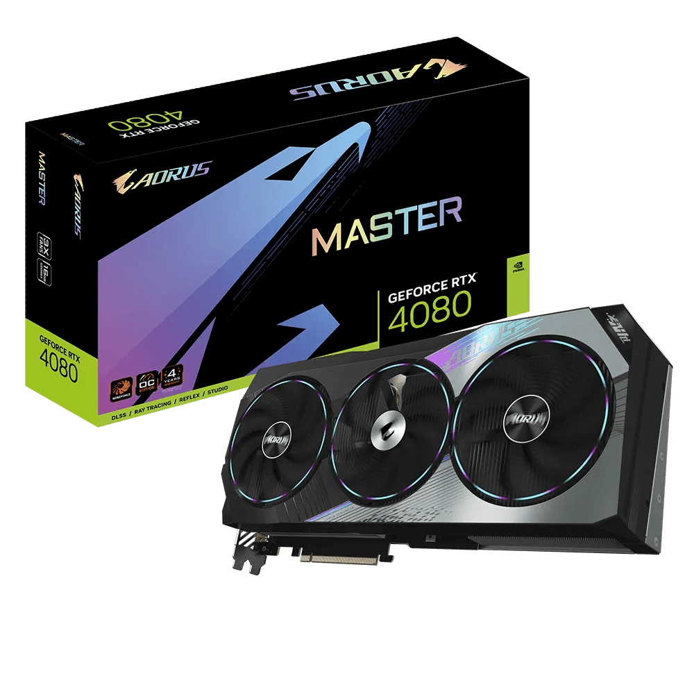 Gigabyte AORUS GeForce RTX 4080 16GB Master Graphics Card