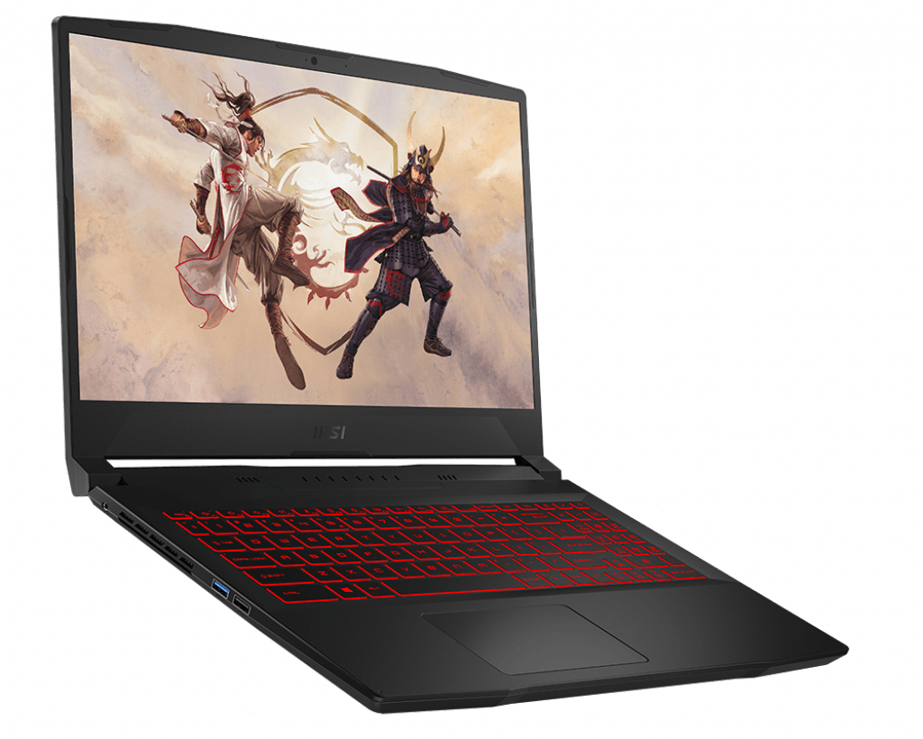 MSI KATANA GF66 11UC-884PH  GAMING LAPTOP (BLACK) | 15.6" FHD | DDR IV 8GB | 512GB SSD | RTX 3050 | WIN10 W/ FREE KATANA TOY SET + MSI ESSENTIAL BACKPACK (BLACK)