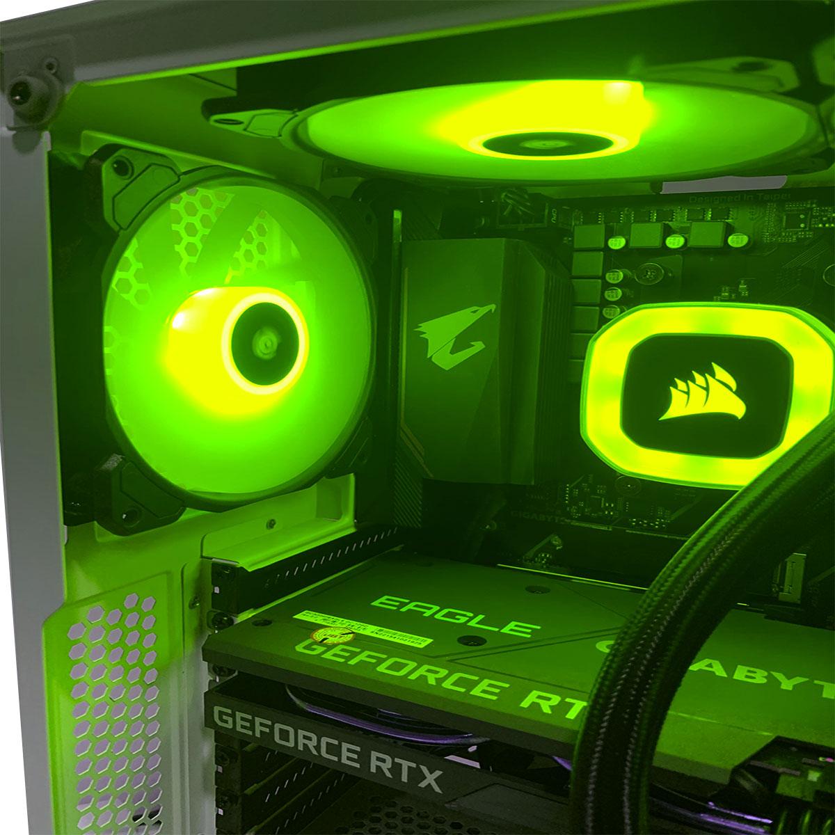 Aurora ICUE 220T RGB Airflow Gaming PC | RYZEN 7 5700X | 16GB RAM DDR4 | 512GB M.2 SSD | RTX 3060 | Windows 11