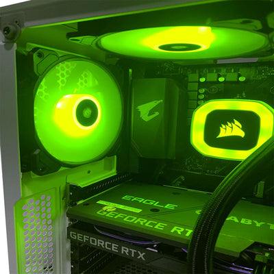 Aurora ICUE 220T RGB Airflow Gaming PC | RYZEN 7 5700X | 16GB RAM DDR4 | 512GB M.2 SSD | RTX 3060 | Windows 11