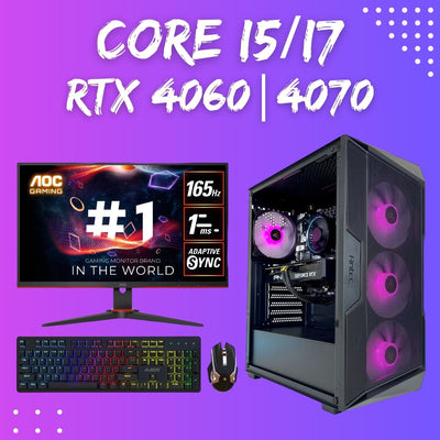 Gaming PC Bundle | Core I5/I7 | RTX 4060-4070 | 32GB DDR5 AX61 Elite