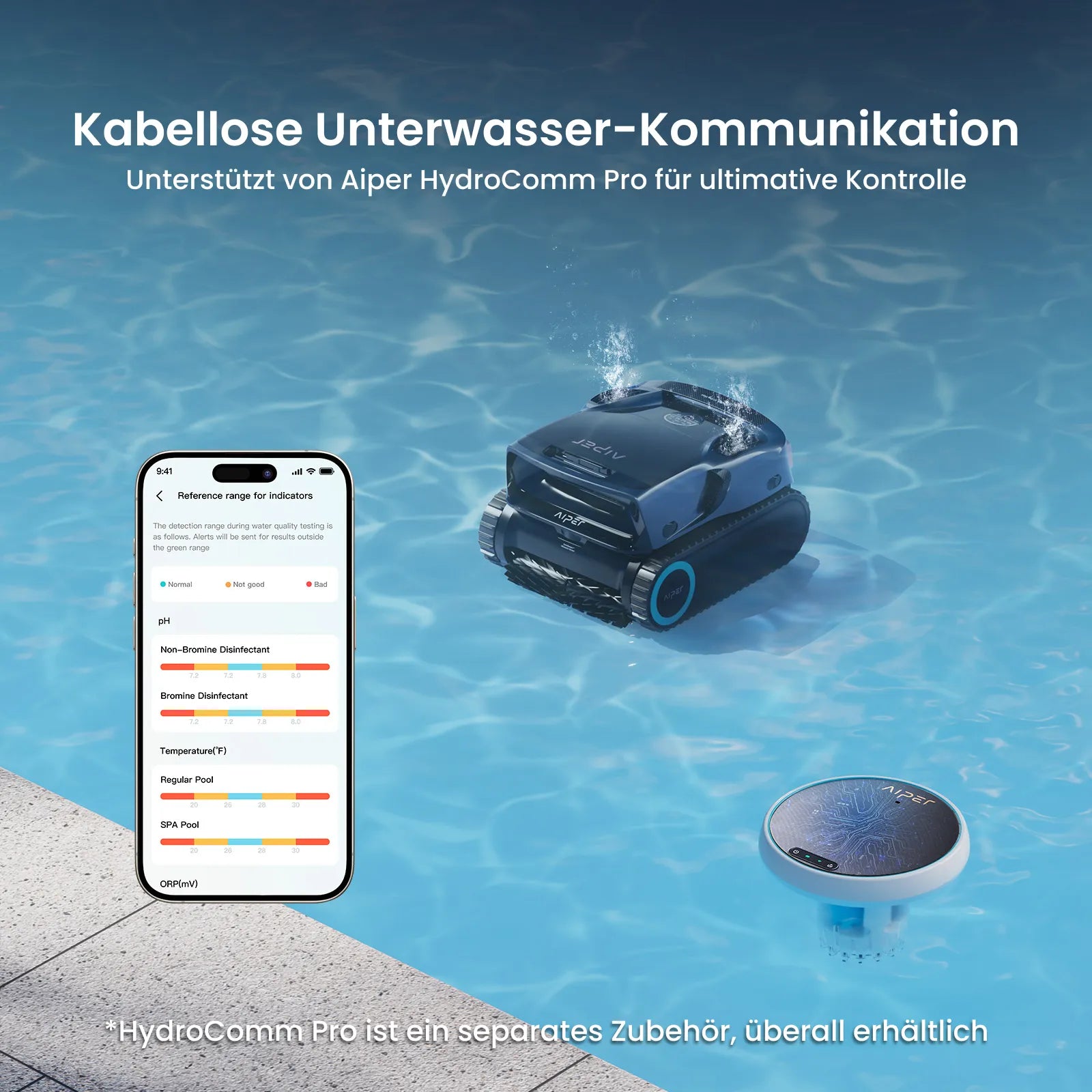 Aiper Scuba X1 Pro Max Cordless Robotic Pool Cleaner with Battery, 360° Mapping FlexiPath 2.0